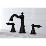 Duchess Two-Handle 3-Hole Deck Mount Widespread Bathroom Faucet with Brass Pop-Up Drain