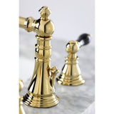 Duchess Two-Handle 3-Hole Deck Mount Widespread Bathroom Faucet with Retail Pop-Up Drain