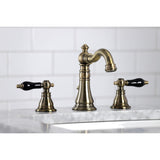 Duchess Two-Handle 3-Hole Deck Mount Widespread Bathroom Faucet with Brass Pop-Up Drain