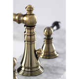 Duchess Two-Handle 3-Hole Deck Mount Widespread Bathroom Faucet with Brass Pop-Up Drain