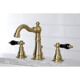 Duchess Two-Handle 3-Hole Deck Mount Widespread Bathroom Faucet with Brass Pop-Up Drain