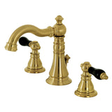 Duchess Two-Handle 3-Hole Deck Mount Widespread Bathroom Faucet with Brass Pop-Up Drain