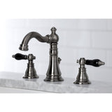 Duchess Two-Handle 3-Hole Deck Mount Widespread Bathroom Faucet with Brass Pop-Up Drain