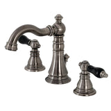 Duchess Two-Handle 3-Hole Deck Mount Widespread Bathroom Faucet with Brass Pop-Up Drain