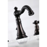 Duchess Two-Handle 3-Hole Deck Mount Widespread Bathroom Faucet with Retail Pop-Up Drain