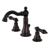 Duchess Two-Handle 3-Hole Deck Mount Widespread Bathroom Faucet with Retail Pop-Up Drain