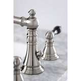 Duchess Two-Handle 3-Hole Deck Mount Widespread Bathroom Faucet with Retail Pop-Up Drain