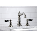 Duchess Two-Handle 3-Hole Deck Mount Widespread Bathroom Faucet with Brass Pop-Up Drain