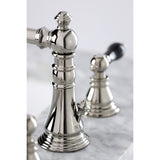 Duchess Two-Handle 3-Hole Deck Mount Widespread Bathroom Faucet with Brass Pop-Up Drain