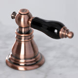 Duchess Two-Handle 3-Hole Deck Mount Widespread Bathroom Faucet with Brass Pop-Up Drain