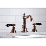 Duchess Two-Handle 3-Hole Deck Mount Widespread Bathroom Faucet with Brass Pop-Up Drain