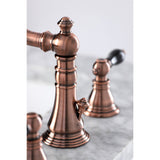 Duchess Two-Handle 3-Hole Deck Mount Widespread Bathroom Faucet with Brass Pop-Up Drain