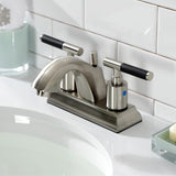 Kaiser Double-Handle 4-Inch Centerset Bathroom Faucet with Pop-Up Drain