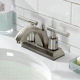 Kaiser Double-Handle 4-Inch Centerset Bathroom Faucet with Pop-Up Drain