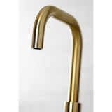 Kaiser Two-Handle 3-Hole Deck Mount Widespread Bathroom Faucet with Brass Pop-Up Drain