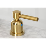 Concord Two-Handle 3-Hole Deck Mount Widespread Bathroom Faucet with Brass Pop-Up Drain