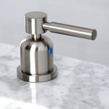 Concord Two-Handle 3-Hole Deck Mount Widespread Bathroom Faucet with Brass Pop-Up Drain