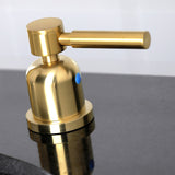 Concord Two-Handle 3-Hole Deck Mount Widespread Bathroom Faucet with Brass Pop-Up Drain