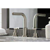 Kaiser Two-Handle 3-Hole Deck Mount Widespread Bathroom Faucet with Brass Pop-Up Drain