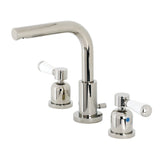 Paris Two-Handle 3-Hole Deck Mount Widespread Bathroom Faucet with Brass Pop-Up Drain