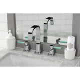 Kaiser Two-Handle 3-Hole Deck Mount Widespread Bathroom Faucet with Retail Pop-Up Drain