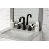 Paris Two-Handle 3-Hole Deck Mount Widespread Bathroom Faucet with Retail Pop-Up Drain