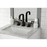 Centurion Two-Handle 3-Hole Deck Mount Widespread Bathroom Faucet with Retail Pop-Up Drain