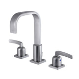 Centurion Two-Handle 3-Hole Deck Mount Widespread Bathroom Faucet with Retail Pop-Up Drain