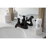 English Classic Double-Handle 3-Hole Deck Mount 4-Inch Centerset Bathroom Faucet with Pop-Up Drain