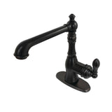 American Classic Single-Handle 1-or-3 Hole Deck Mount 4-Inch Centerset Bathroom Faucet with Push-Up Pop-Up