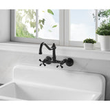 Petra Galley 33-Inch x 19-Inch Cast Iron Wall Mount Kitchen Sink