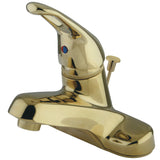 Wyndham Single-Handle 3-Hole Deck Mount 4-Inch Centerset Bathroom Faucet with ABS Pop-Up Drain