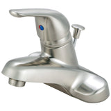 Chatham Single-Handle 3-Hole Deck Mount 4-Inch Centerset Bathroom Faucet with ABS Pop-Up Drain