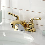 Magellan Double-Handle 3-Hole Deck Mount 4-Inch Centerset Bathroom Faucet with Pop-Up Drain