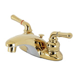 Magellan Double-Handle 3-Hole Deck Mount 4-Inch Centerset Bathroom Faucet with Pop-Up Drain