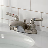 Magellan Double-Handle 3-Hole Deck Mount 4-Inch Centerset Bathroom Faucet with Pop-Up Drain