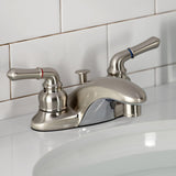 Magellan Double-Handle 3-Hole Deck Mount 4-Inch Centerset Bathroom Faucet with Pop-Up Drain