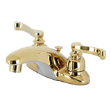 Royale Double-Handle 3-Hole Deck Mount 4-Inch Centerset Bathroom Faucet with Pop-Up Drain