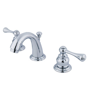 Vintage Two-Handle 3-Hole Deck Mount Widespread Bathroom Faucet with Retail Pop-Up Drain