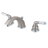 Magellan Two-Handle 3-Hole Deck Mount Widespread Bathroom Faucet with Retail Pop-Up Drain