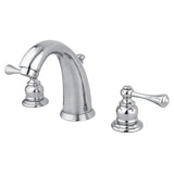 Vintage Two-Handle 3-Hole Deck Mount Widespread Bathroom Faucet with Retail Pop-Up Drain