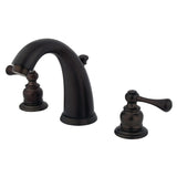 Vintage Two-Handle 3-Hole Deck Mount Widespread Bathroom Faucet with Retail Pop-Up Drain