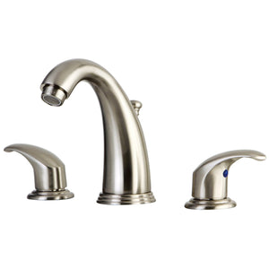 Legacy Two-Handle 3-Hole Deck Mount Widespread Bathroom Faucet with Retail Pop-Up Drain