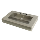 Kingston Commercial 37-Inch Stainless Steel Console Sink Top