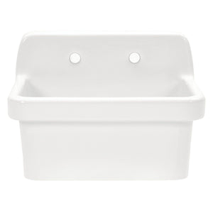 Doriteal 24-Inch Ceramic Wall Mount Utility Sink