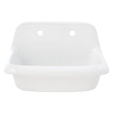 Doriteal 24-Inch Ceramic Wall Mount Bathroom Sink (8-Inch, 2 Hole)