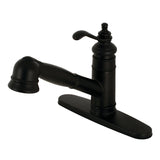 Templeton Single-Handle 1-or-3 Hole Deck Mount Pull-Out Sprayer Kitchen Faucet