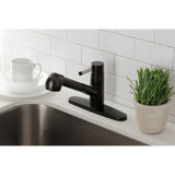 Kaiser Single-Handle 1-or-3 Hole Deck Mount Pull-Out Sprayer Kitchen Faucet