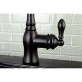 American Classic Single-Handle 2-or-4 Hole Deck Mount Kitchen Faucet with Side Sprayer