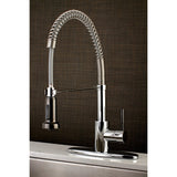 Kaiser Single-Handle 1-or-3 Hole Deck Mount Pre-Rinse Kitchen Faucet